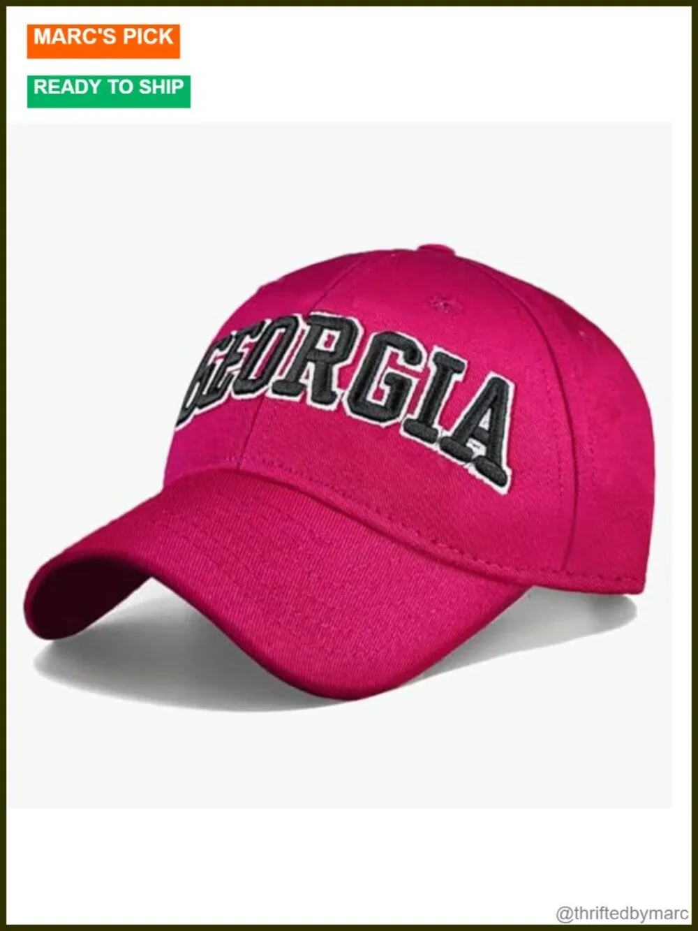 Unisex Baseball Cap Adjustable Vintage Brass Buckle Embroidery Breathable
